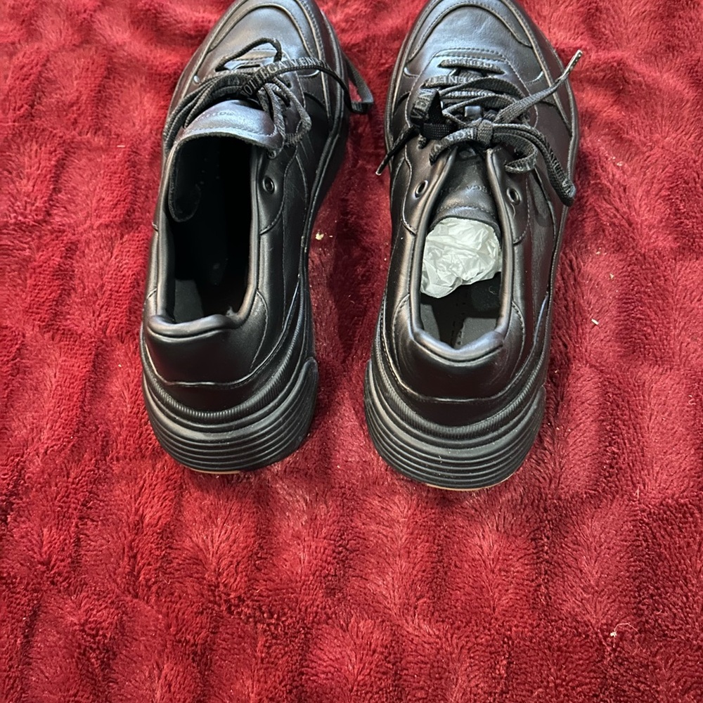 As is Men's Black Leather Shoes